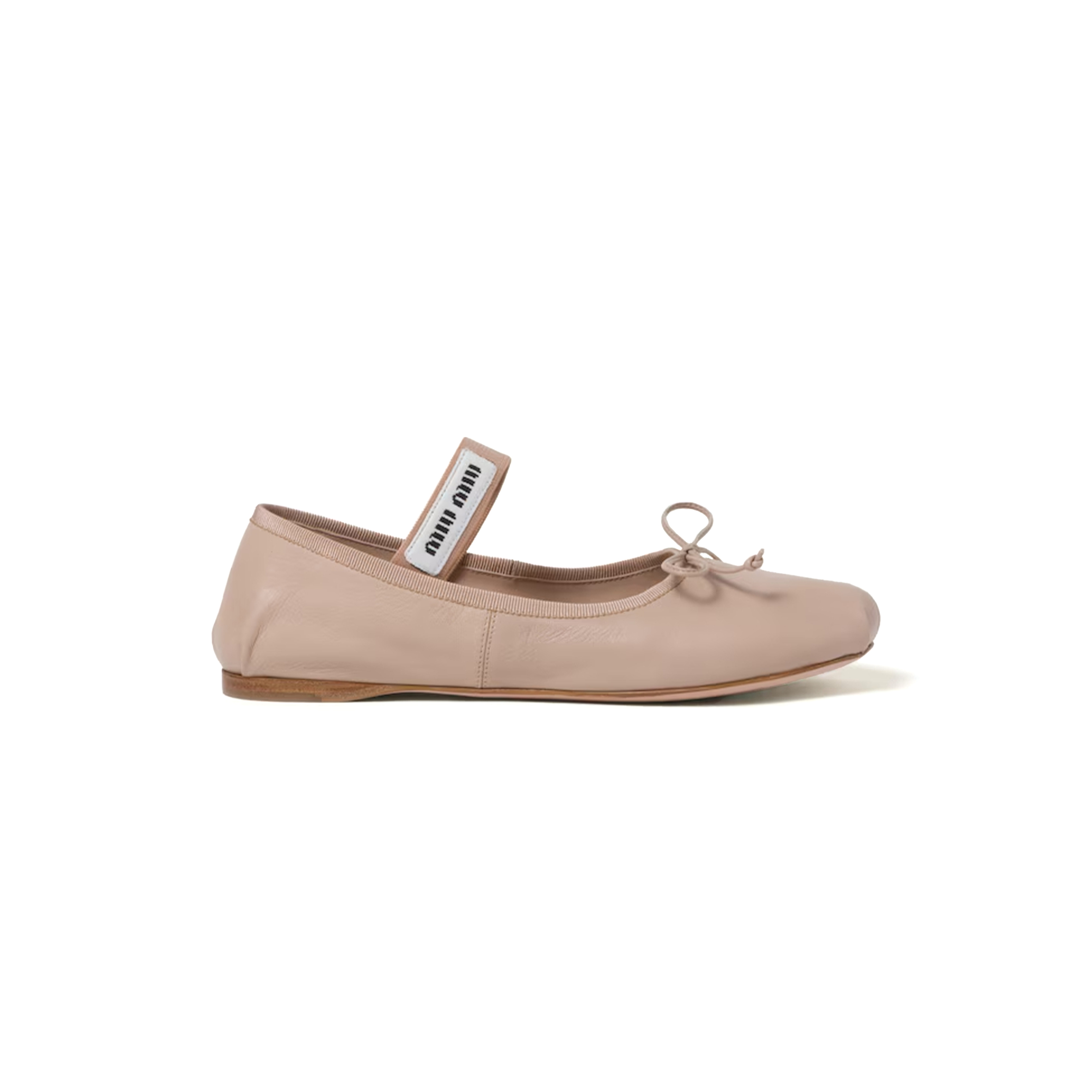 MIU MIU LEATHER BALLERINAS 5F794D MIU MIU LEATHER BALLERINAS 5F794D
